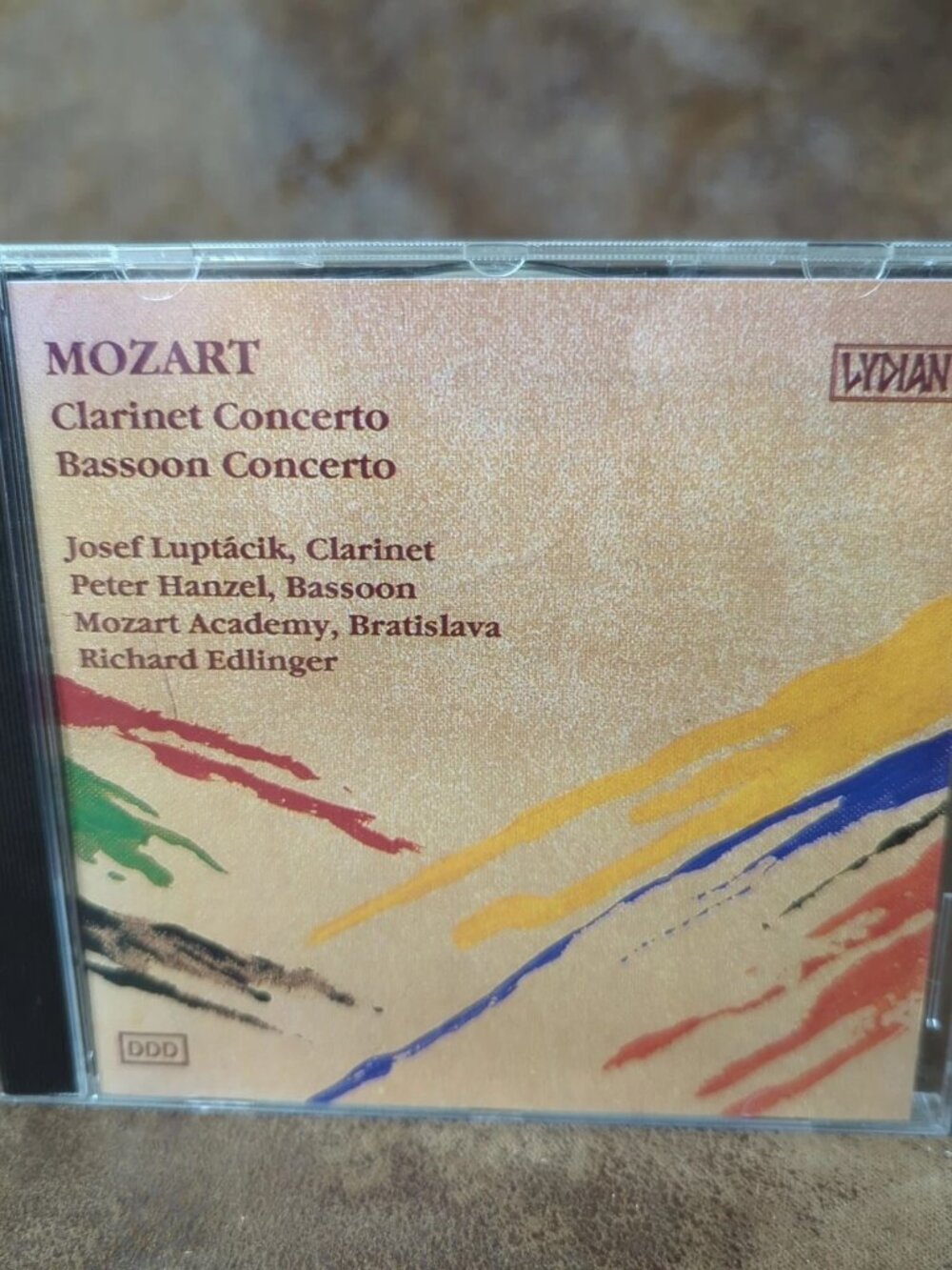 Mozart Clarinet Concerto Bassoon Concerto Lydian CD Like New
